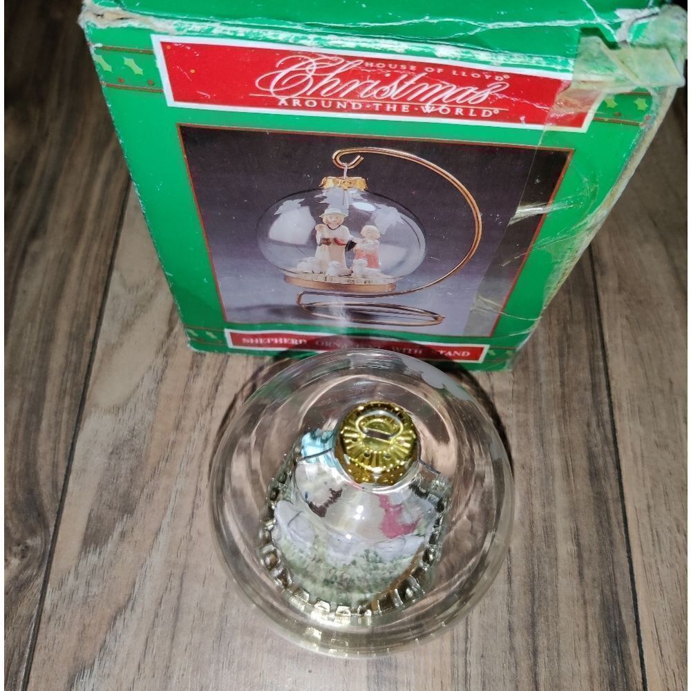 House Of Lloyd Christmas Around The World Shepherd Ornament With Stand 1998 - Picture 2 of 10